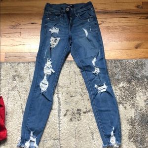 Express Distressed Jeans